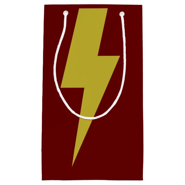 Blitzschlag Kleine Geschenktüte (Vorderseite)