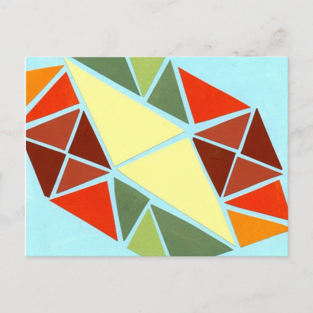 Blitzschlag Postkarte (Vorderseite)