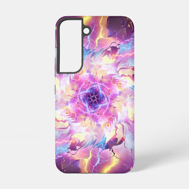Blitzschlag Samsung Galaxy Hülle (Rückseite)