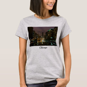 Blitzschlag über dem T - Shirt Chicago