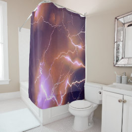 Blitzschläge Duschvorhang