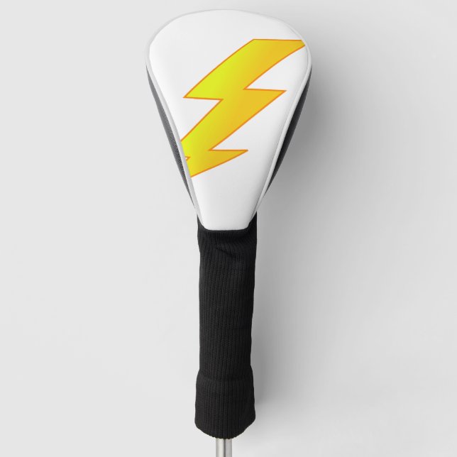 Blitzschraube Golf Headcover (Vorderseite)