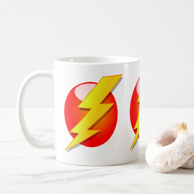 Blitzschraube Kaffeetasse (Mit Donut)