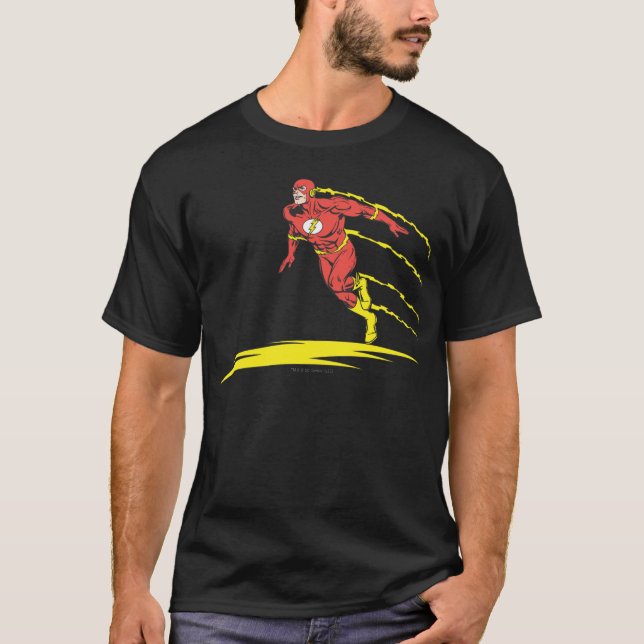 Blitzspringe nach links T-Shirt (Vorderseite)