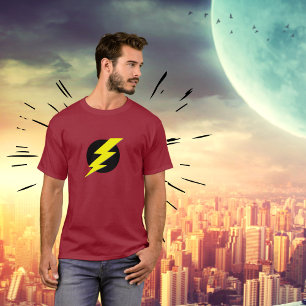 Blitzstrahl des Blitzlicht-Power-T-Shirts T-Shirt
