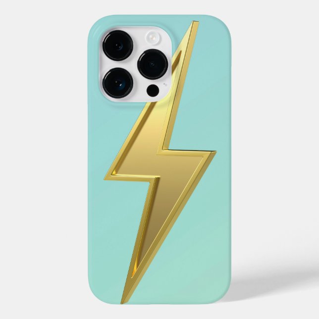 Blitzsymbol Case-Mate iPhone Hülle (Rückseite)