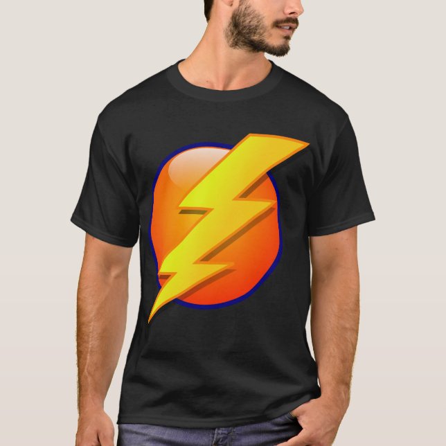 Blitzvektorclipart T-Shirt (Vorderseite)