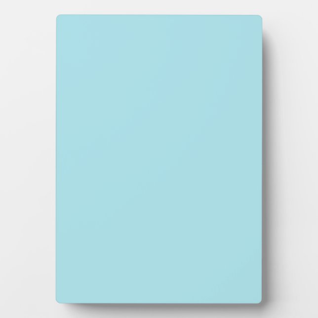 Blizzard Blau (feste Farbe) Fotoplatte (Vorderseite)