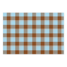 Blizzard Blue and Livid Brown Plaid