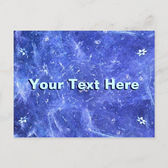 Blizzard Postkarte (Vorderseite)