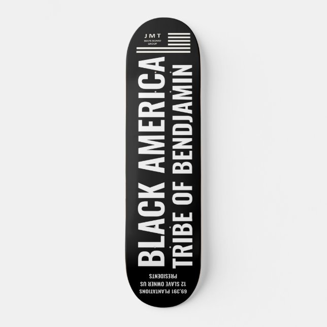 BLK AMERICA T O B Skateboard (Vorderseite)