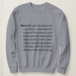 BLK DEF: Damengraues Sweatshirt