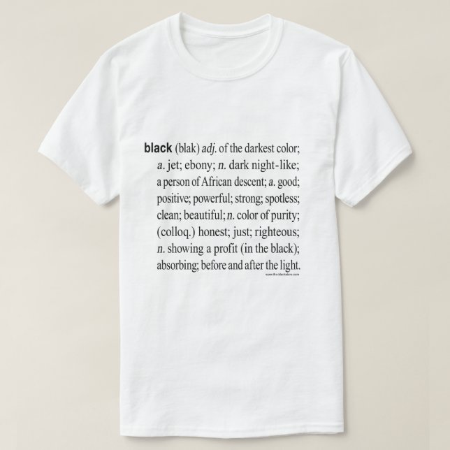 BLK DEF: Weiß-T - Shirt (Design vorne)