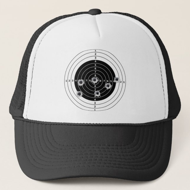 BLK/WHITE BASEBALL-MÜTZE TRUCKERKAPPE (Vorderseite)