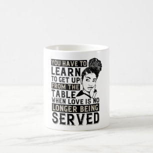BLM - Aufstehen, wenn keine Liebe serviert wird Kaffeetasse