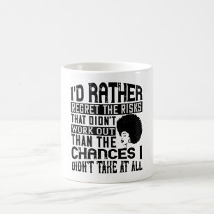 BLM - Bevorzugen Sie die Gelegenheit, Risiken zu b Kaffeetasse