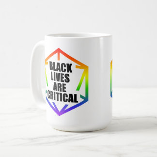 BLM Black Lives are Critical [LGBTQ+] Kaffeetasse