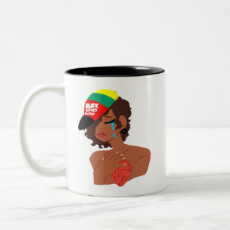 BLM Black Woman's Tränen Tasse