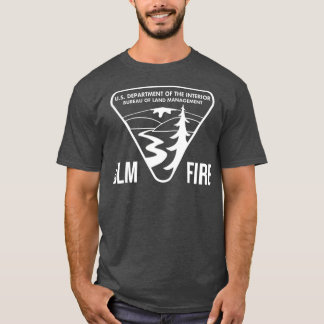 BLM FEUER Bureau of Land Management Weiß T-Shirt