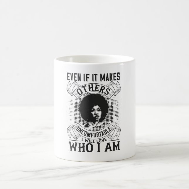 BLM - Ich werde Liebe, wer ich bin Kaffeetasse (Mittel)