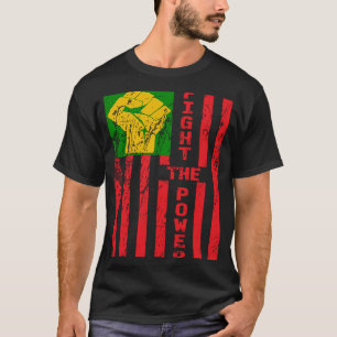 BLM kämpft gegen den Power Rassensoziale Gerechtig T-Shirt