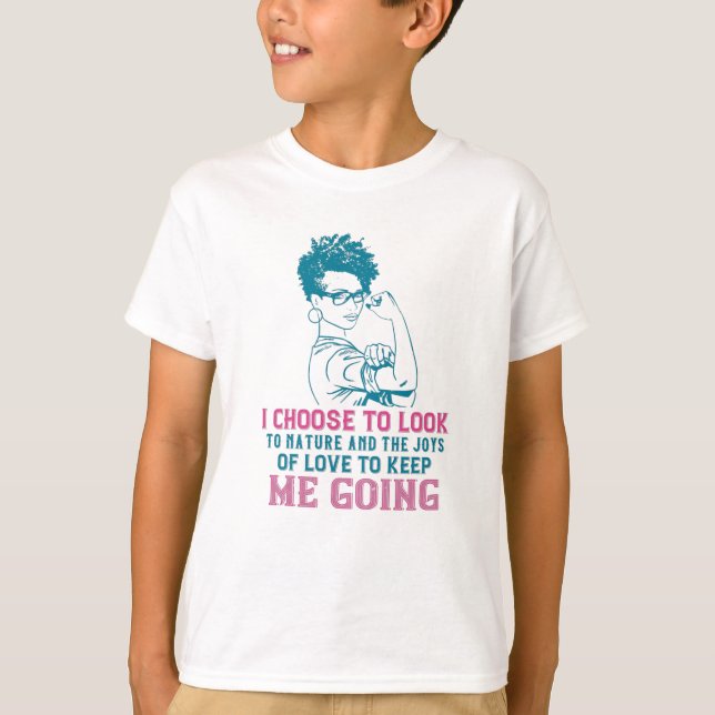 BLM - Liebe und Natur Behielt mich zu gehen T-Shirt (Vorderseite)