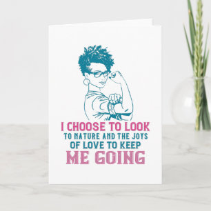 BLM - Liebe und Natur halten mich am Laufen Karte