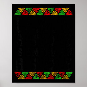 Blm schwarze Geschichte ist amerikanische Geschich Poster