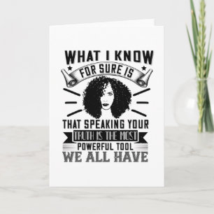 BLM - Seine Wahrheit auszusprechen ist machtvoll Karte