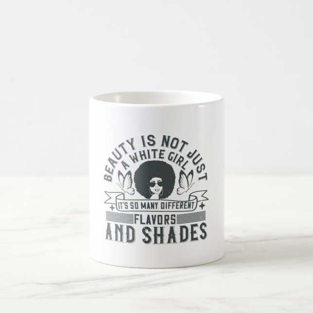BLM - Verschiedene Aromen und Schattierungen Kaffeetasse (Mittel)