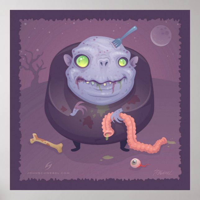 Blob Zombie Poster (Vorne)