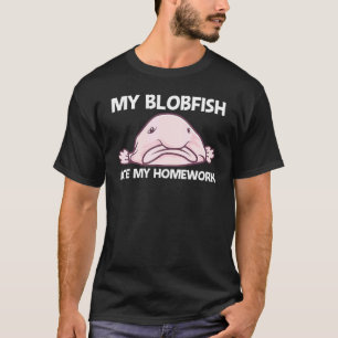 Blobfisch für Kinder Jungen Tiefseefisch Zoo Tier T-Shirt