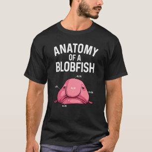Blobfisch Für Kinder Männer Frauen Blob Fisch Kost T-Shirt