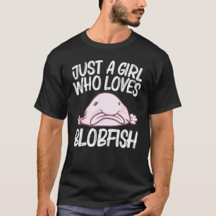 Blobfisch für Mädchen Mutter Tiefseefisch Zoo Tier T-Shirt