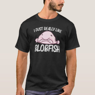 Blobfisch für Männer Frauen Tiefsee Fisch Zoo Tier T-Shirt
