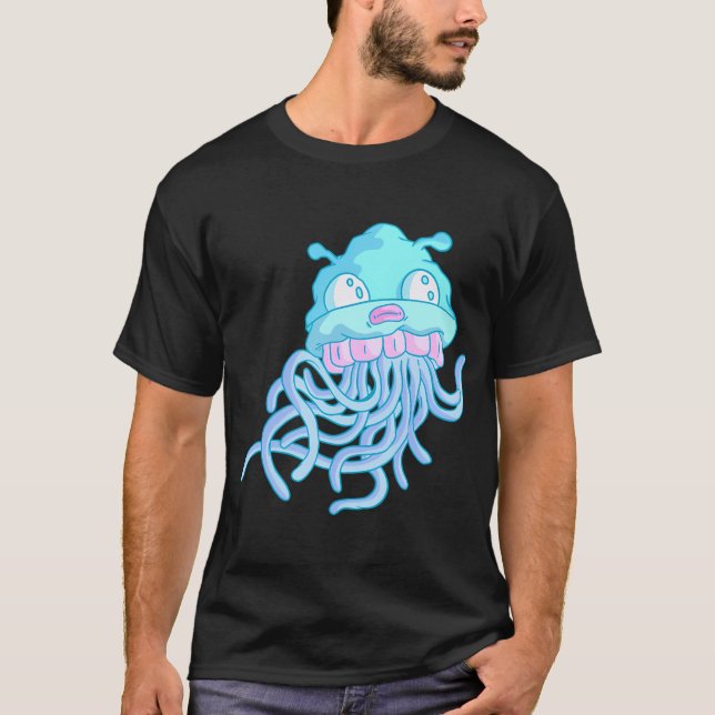 Blobfisch Qualle T-Shirt (Vorderseite)