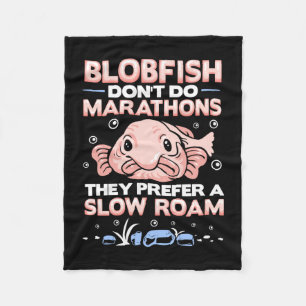 Blobfische Mens marathons Blobfische Meeresfische  Fleecedecke