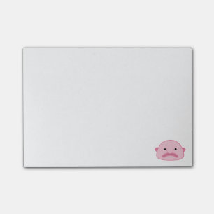 Blobfish 4 x 3 Post-Itanmerkungen Post-it Klebezettel