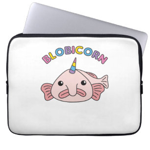 Blobfish Blobicorn Blobicorn Laptopschutzhülle