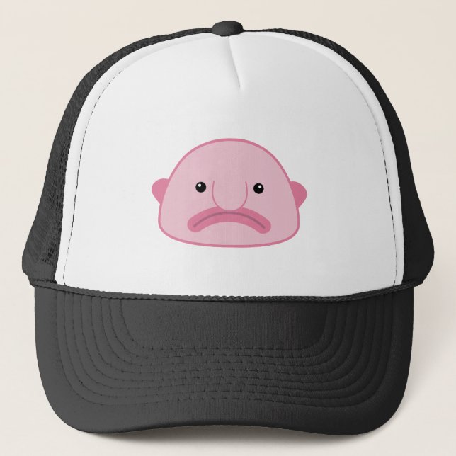 Blobfish Fernlastfahrer-Hut Truckerkappe (Vorderseite)