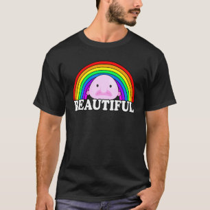 Blobfish ist ein wunderschöner Blobfish-Meme-Regen T-Shirt