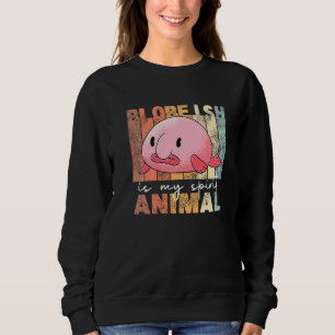Blobfish ist mein Geist Vintager Hummer Sweatshirt