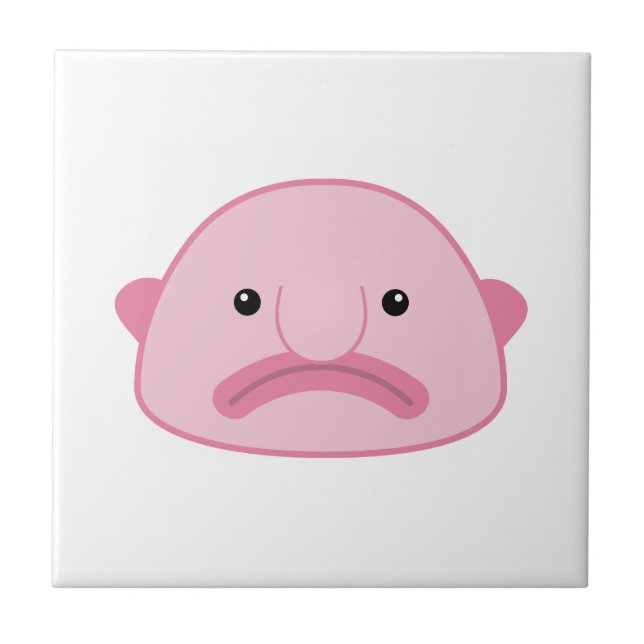 Blobfish Keramik-Fliese Fliese (Vorderseite)