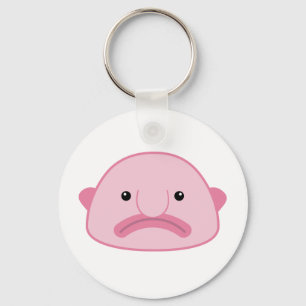 Blobfish Knopf-Schlüsselanhänger Schlüsselanhänger