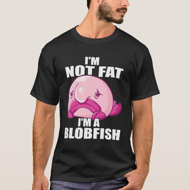 Blobfish Kostüm - Ugly Blob Fish Face - Funny Blo T-Shirt (Vorderseite)