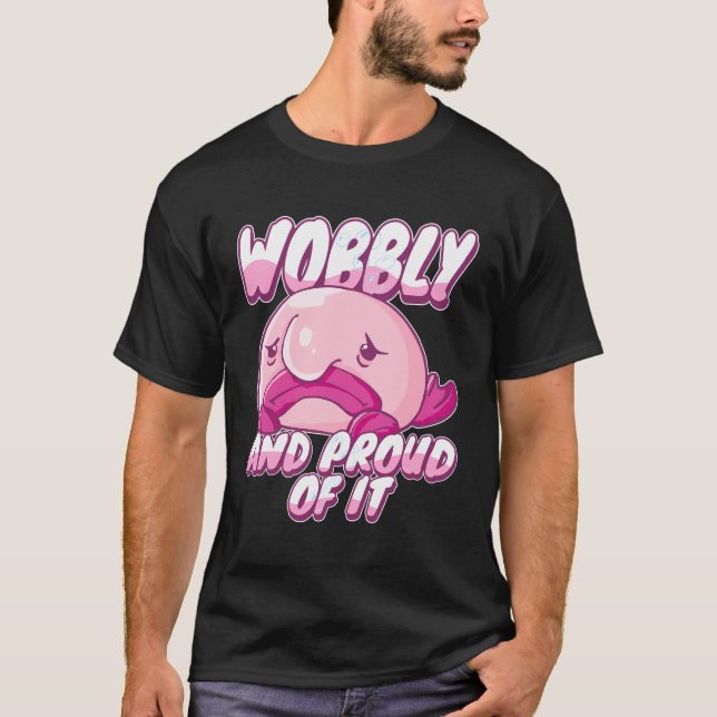 Blobfish Kostüm - Ugly Blob Fish Face - Funny Blo T-Shirt (Vorderseite)