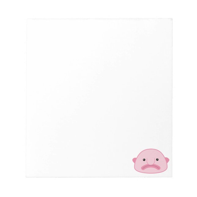 Blobfish Notepad Notizblock (Vorderseite)
