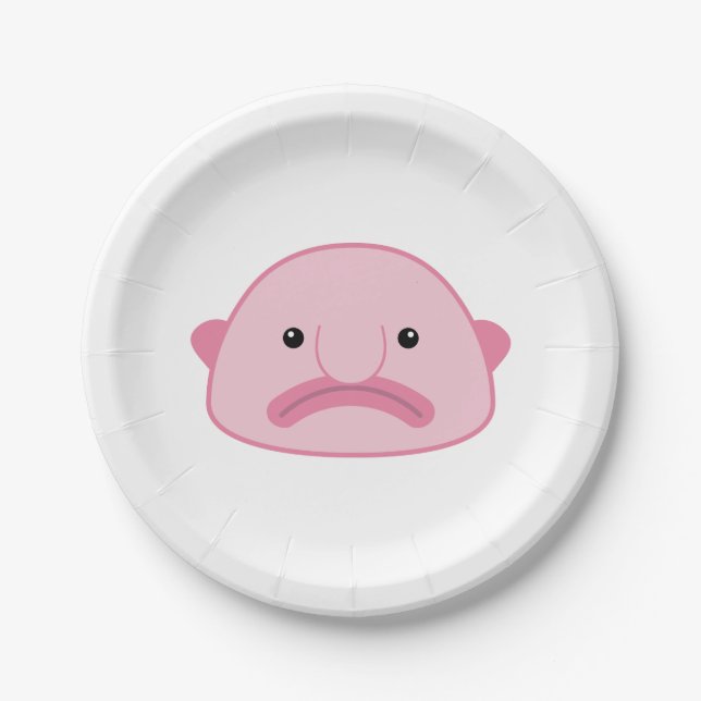 Blobfish PapierTeller (Vorderseite)