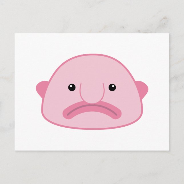 Blobfish Postkarte (Vorderseite)