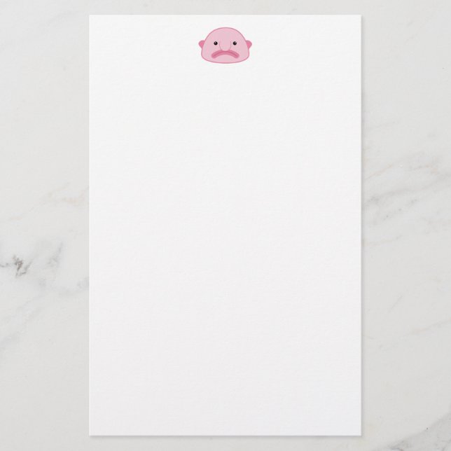 Blobfish Stationery Briefpapier (Vorderseite)